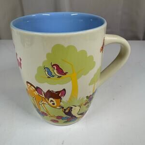 Disney Store Bambi Thumper Flower Mug Coffee Drink Cup 12oz.